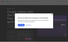 Adobe Firefly Video landing page preview
