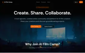 AI Film Camp landing page preview