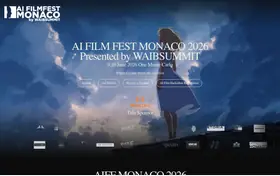 AI Film Fest Monaco landing page preview