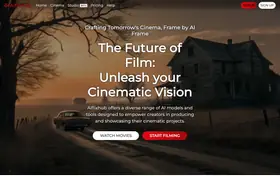 AIflixhub landing page preview