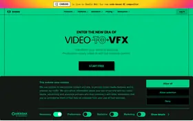 Beeble landing page preview