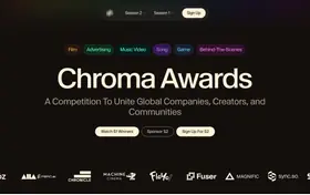 Chroma Awards landing page preview