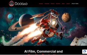 Doodad Studios landing page preview