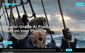 Genvid landing page preview