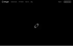 Kling AI landing page preview