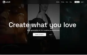 LetzAI landing page preview