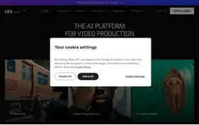 LTX Studio landing page preview