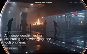 Lumara Film Festival landing page preview