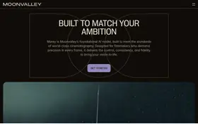 Moonvalley landing page preview