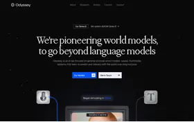 Odyssey landing page preview