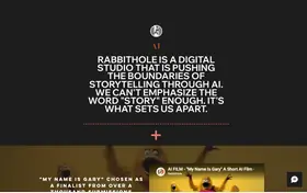Rabbithole landing page preview