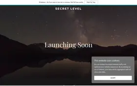Secret Level landing page preview