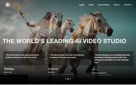 The Dor Brothers landing page preview