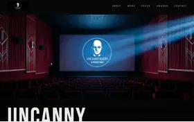 Uncanny Harry Productions landing page preview