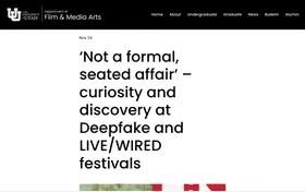 University of Utah AI Filmmaking landing page preview