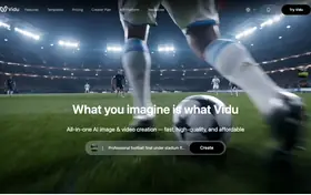 Vidu landing page preview