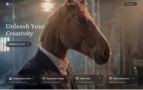 Wan AI landing page preview